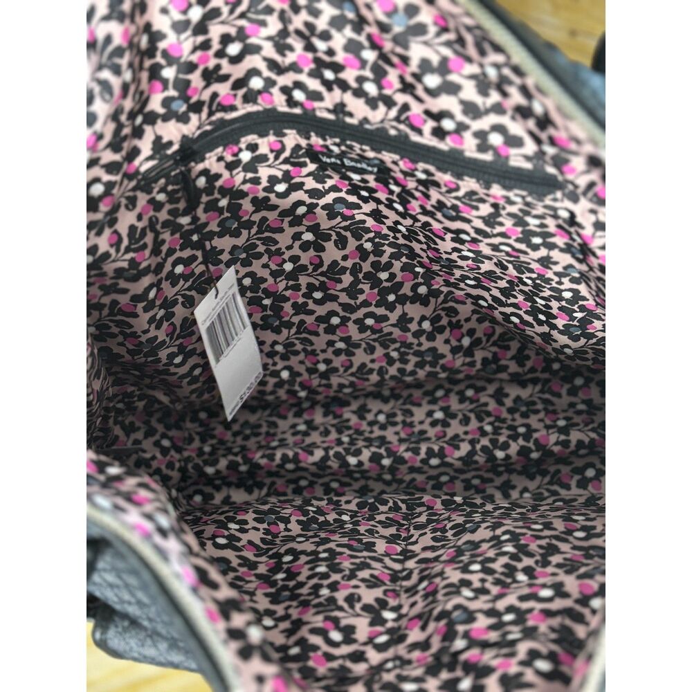 VERA BRADLEY CARSON NORTH SOUTH TOTE IN NAVY DENIM - Picture 5 of 5